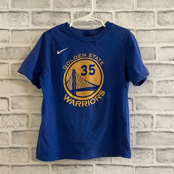 Nike Other - Boy’s youth sized Nike Golden State Warriors #35 Durant blue t-shirt L/7